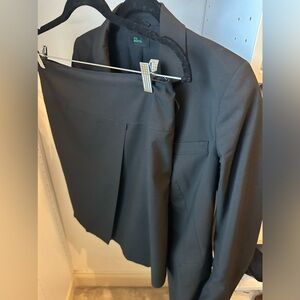 Black cross over skirt